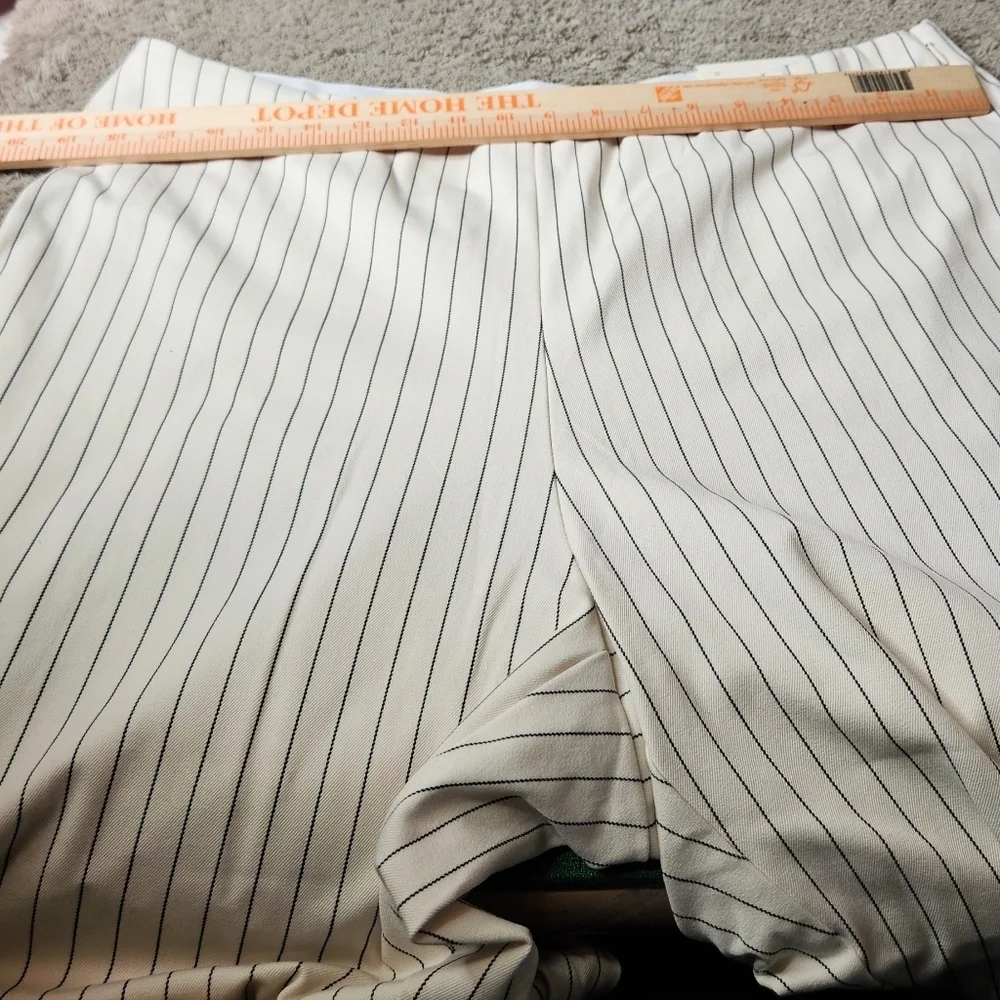 Women's Cream & Black Skinny Ankle High Rise Pants - A New Day - Size 17R